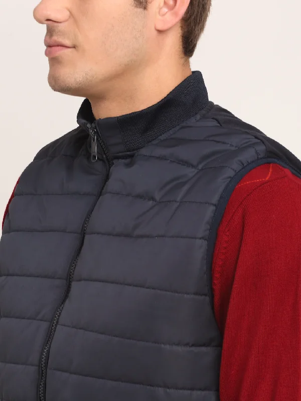 Cantabil Men's Navy Jacket